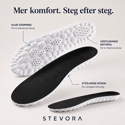 Stevora - Slipp känslan av ömma & trötta fötter
